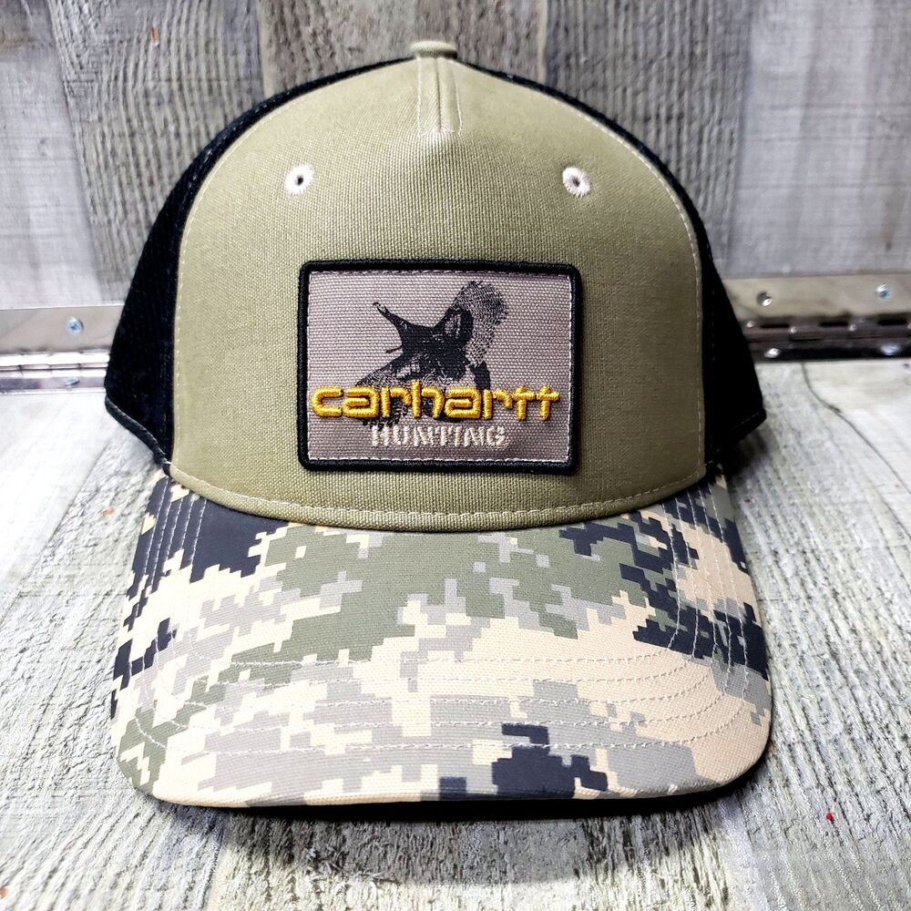 Carhartt Hunting Hat Digital Camo Mesh-Back Snapback Trucker Patch 100141